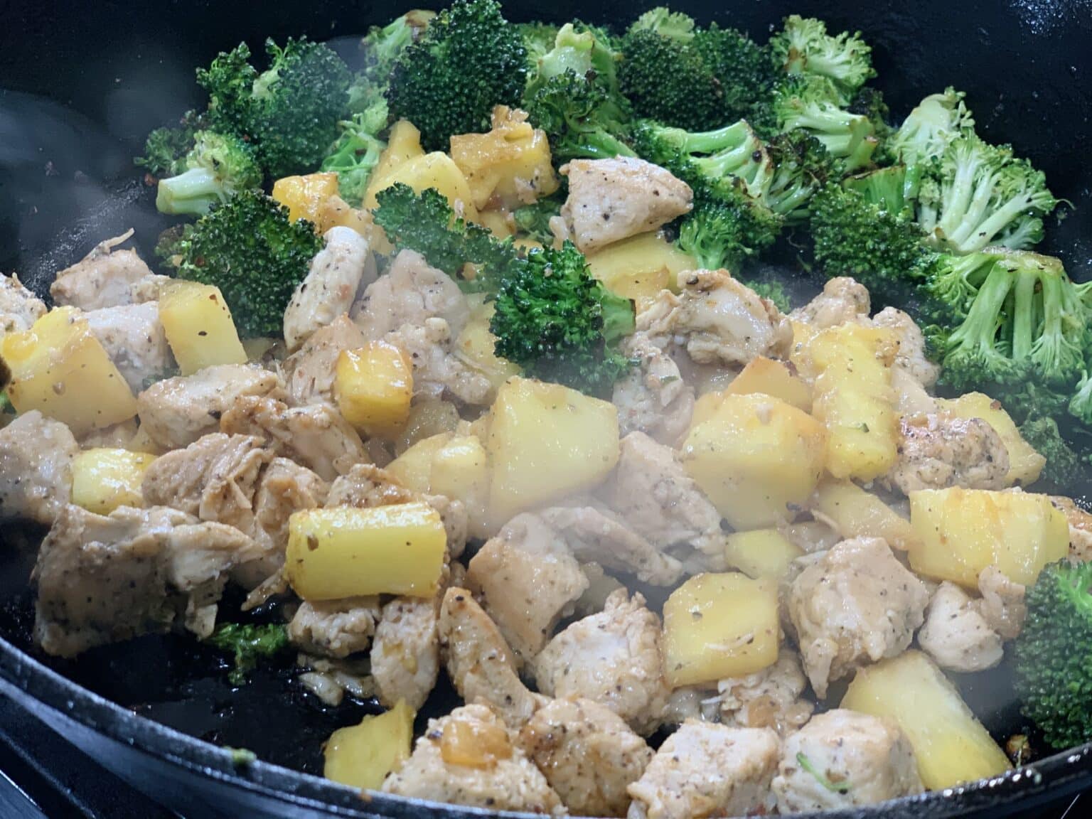 Pineapple Chicken and Broccoli