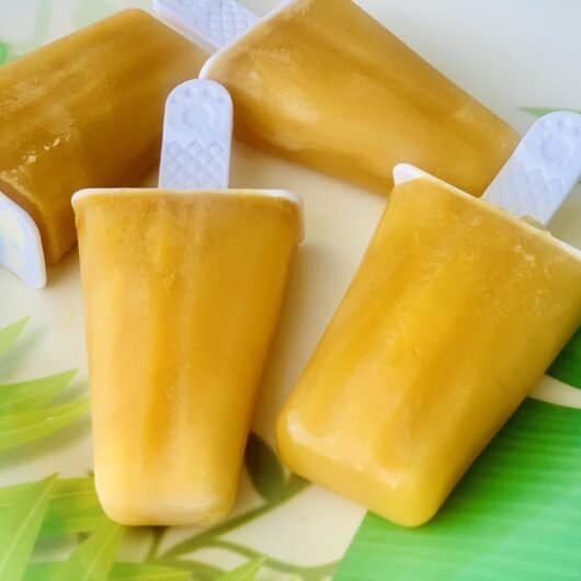 Mango Pineapple Popsicles